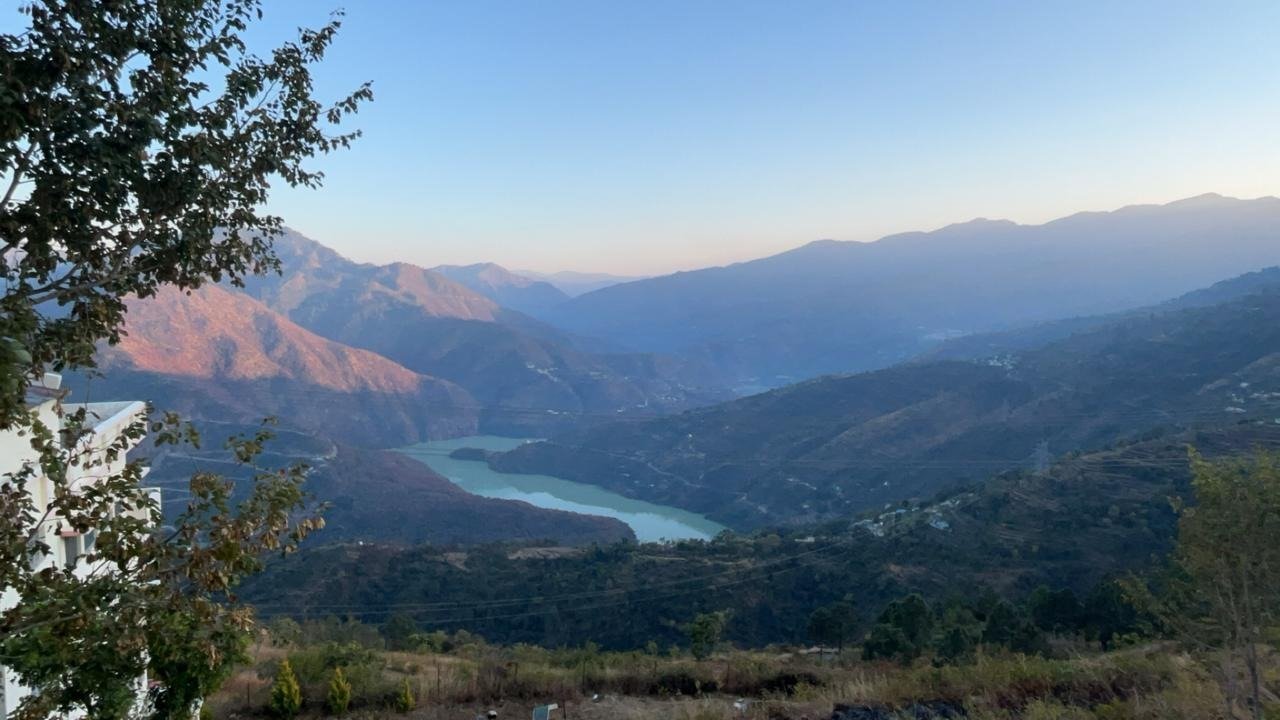 Tehri Lake valley view